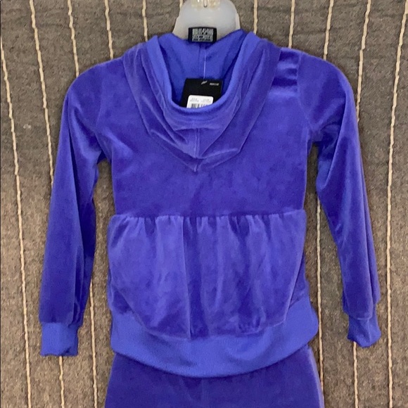 Nike Matching Sets | 2 Piece Purple Velvet Girls Nike Jumpsuit Nwt | Poshmark